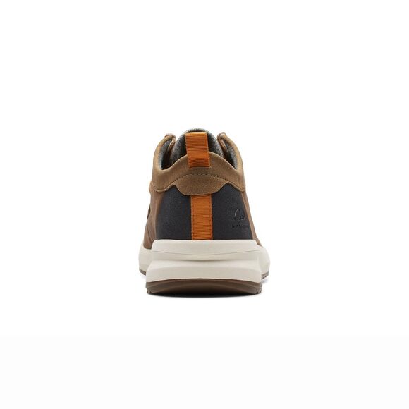 NWT Clarks Men's Wellman Moc Oxford, Cola Leather, 11 - Picture 3 of 7